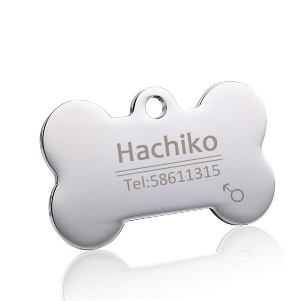 Personalisierter Knochen fürs Halsband