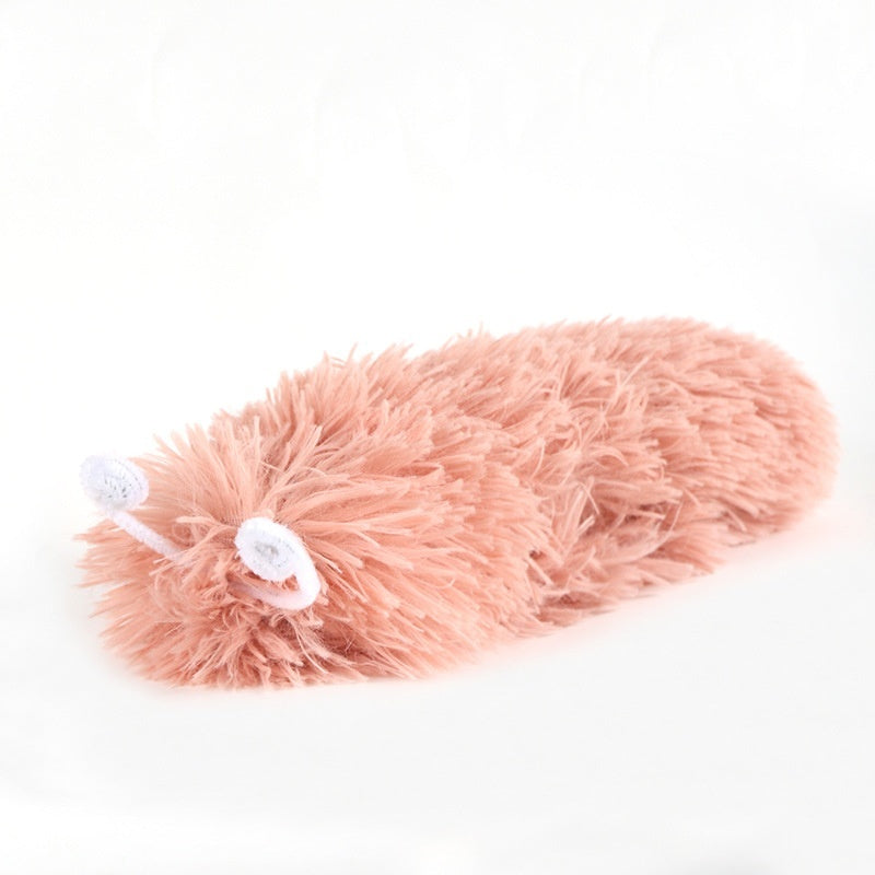 Caterpillar-Klingeln-Papier-Katzen-Spielzeug, selbst entspannend, stickig und bissfest