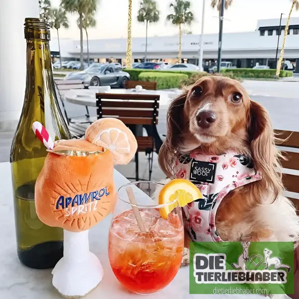 Interaktives Trainingsspielzeug für kleine und große Hunde - Yellow Wine Glass / 7x2.5x5cm - Spielzeug