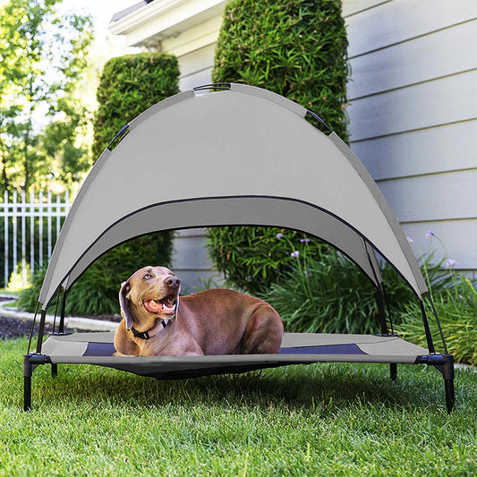 Haustier Überdachtes Hochbett, Feldbett Sonnenschutzzelt