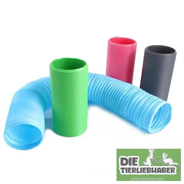 100 cm Spieltunnel für Kleintiere | Teleskop-Röhre | Trainings- & Spielröhre für Frettchen - Haustier Zubehör