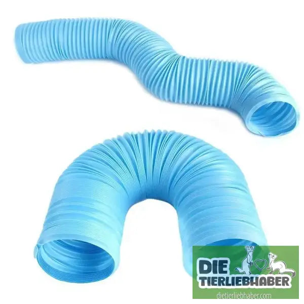 100 cm Spieltunnel für Kleintiere | Teleskop-Röhre | Trainings- & Spielröhre für Frettchen - Haustier Zubehör