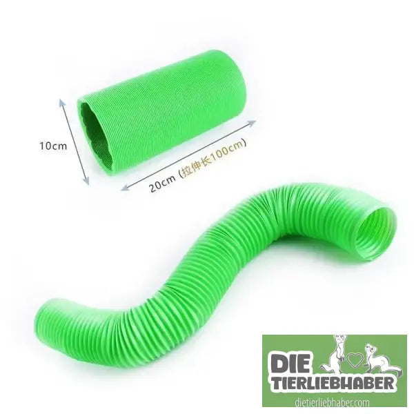 100 cm Spieltunnel für Kleintiere | Teleskop-Röhre | Trainings- & Spielröhre für Frettchen - Haustier Zubehör