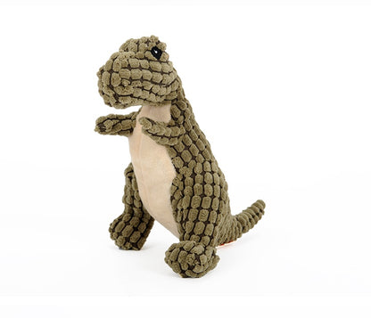 Interaktive Plüsch-Hundespielzeuge – Dinosaurier Spaß - Green / 25cm - Haustierbedarf