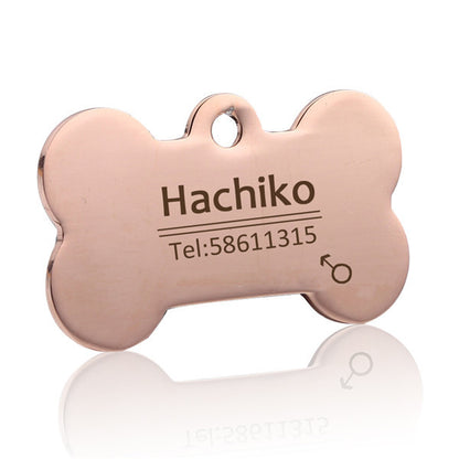 Personalisierter Knochen fürs Halsband