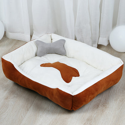 Weicher Teddy Hunde- und Katzenliegeplatz