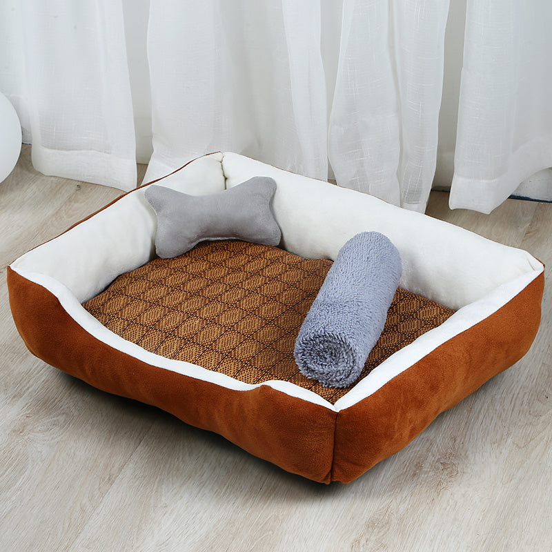 Weicher Teddy Hunde- und Katzenliegeplatz