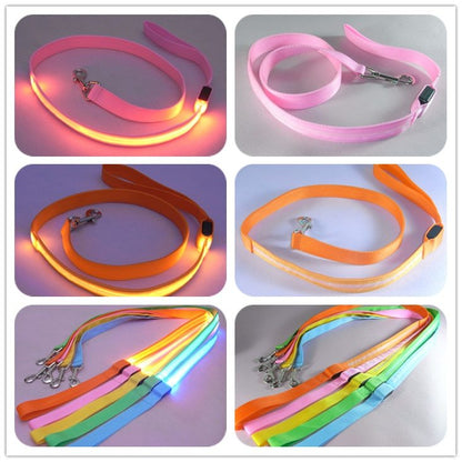 LED-beleuchtete Nylon-Haustierleine