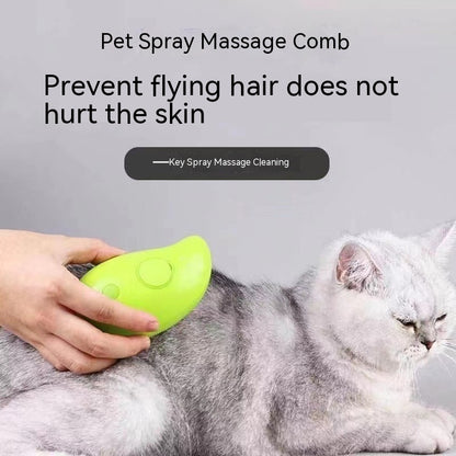 3-in-1-Dampfbürste für Katzen und Hunde