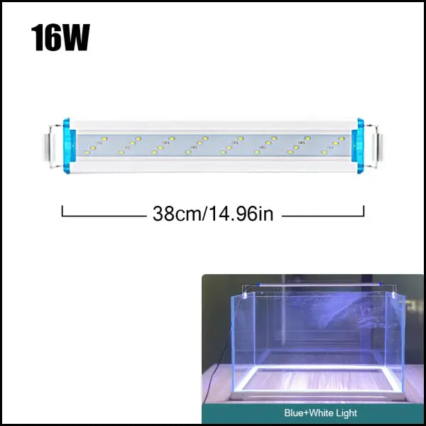 18~70CM Superhelle Lampe LED Aquarium Licht Für Wasserpflanzen Aquarium Extensible Clip Lampe 90~260V - Lampe