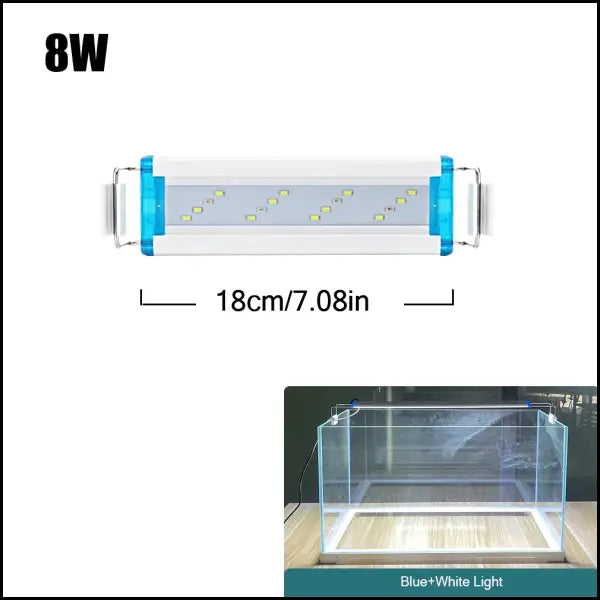 18~70CM Superhelle Lampe LED Aquarium Licht Für Wasserpflanzen Aquarium Extensible Clip Lampe 90~260V - Lampe