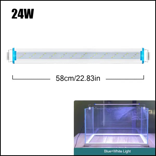 18~70CM Superhelle Lampe LED Aquarium Licht Für Wasserpflanzen Aquarium Extensible Clip Lampe 90~260V - Lampe