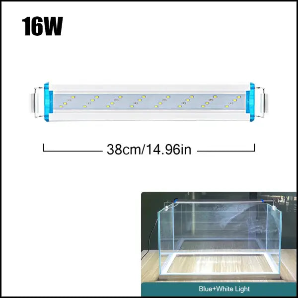 18~70CM Superhelle Lampe LED Aquarium Licht Für Wasserpflanzen Aquarium Extensible Clip Lampe 90~260V - Lampe