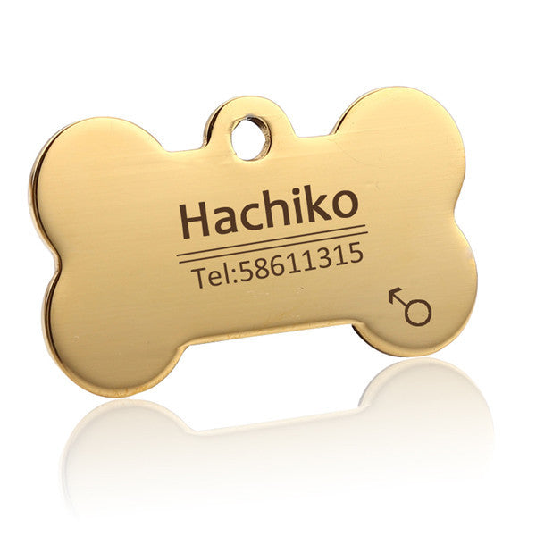 Personalisierter Knochen fürs Halsband