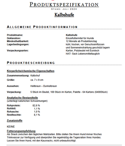 Kalbshufe