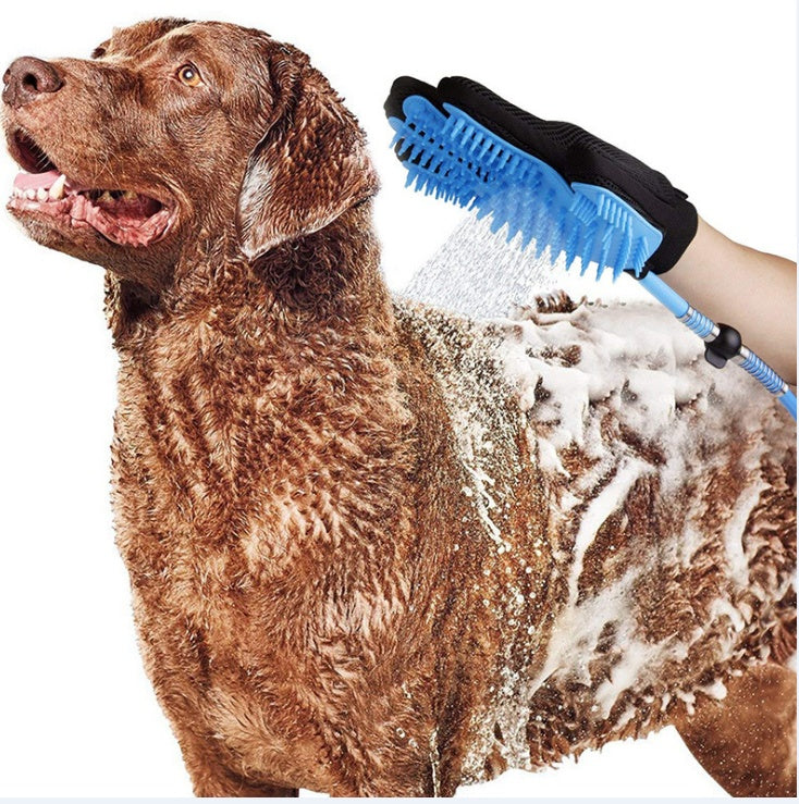 Haustier Duschhandschuh inkl. Schlauch