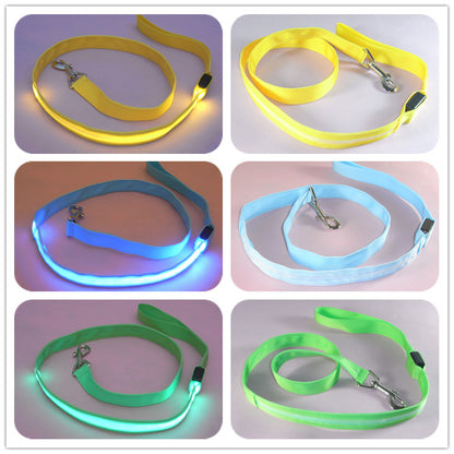 LED-beleuchtete Nylon-Haustierleine