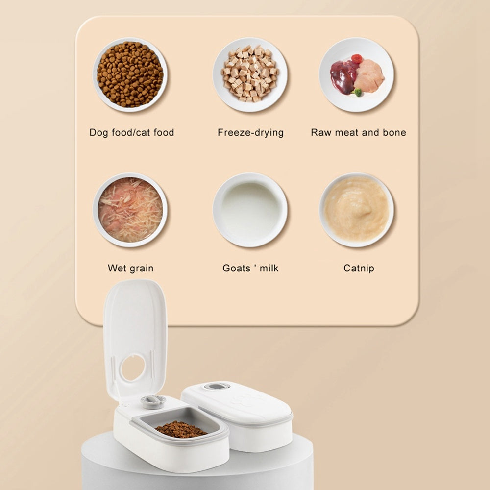 Automatischer Futterspender für Haustiere (Intelligenter Futterspender für Katzen und Hunde)
