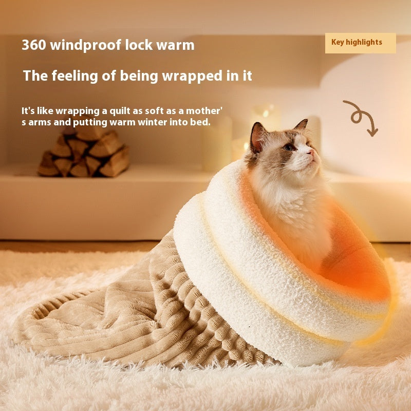 Flauschiger Kuschelsack