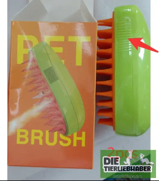 3-in-1-Dampfbürste für Katzen und Hunde - Unified / Green2pcs - Haustier Zubehör