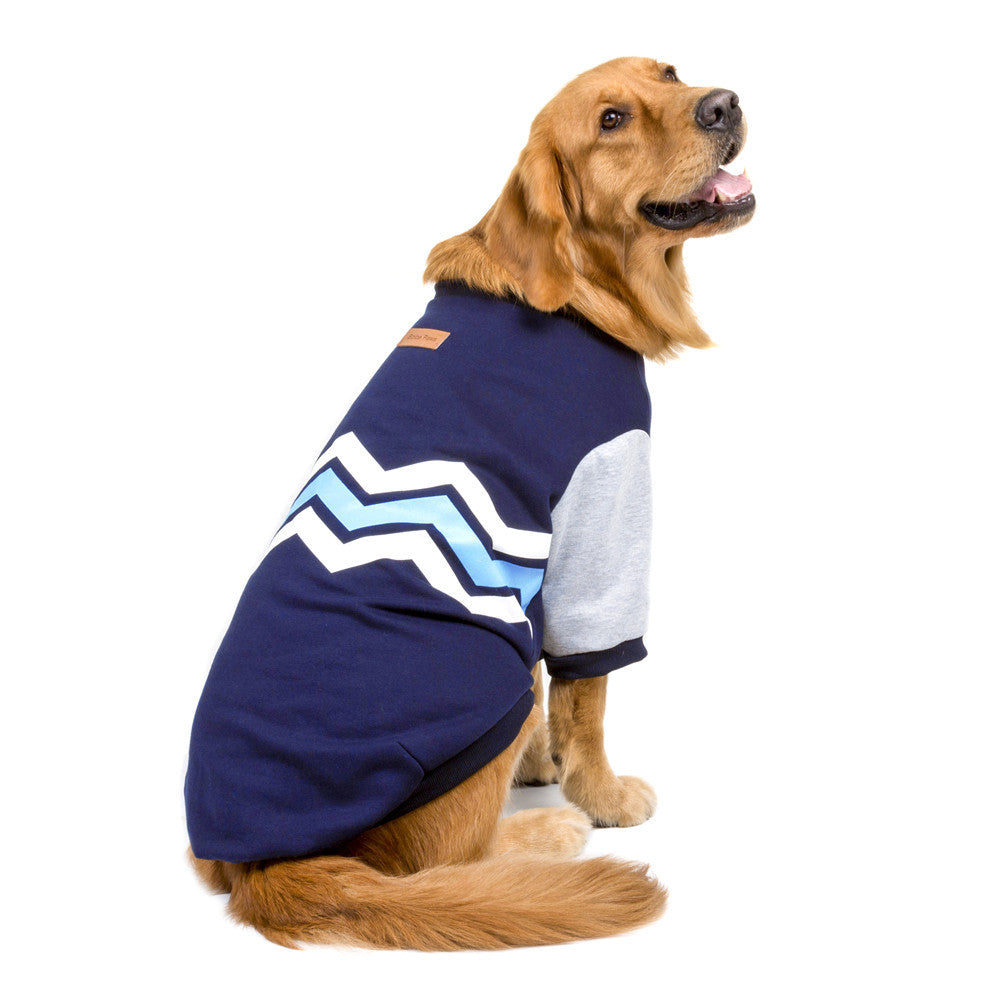 Gewellte Zweibein-Hoodie-Hundekleidung
