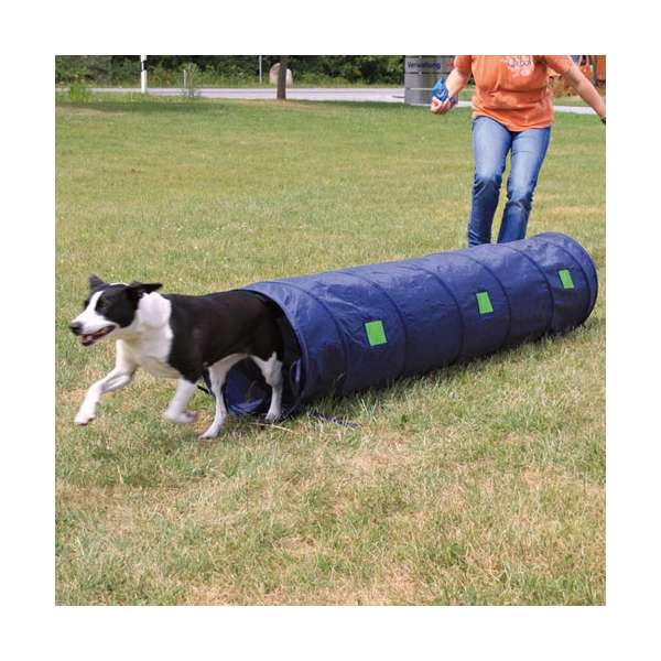 Trixie Agility Tunnel für kleine Hunde und Welpen zum spielerischen Hundetraining und Agility-Sport.