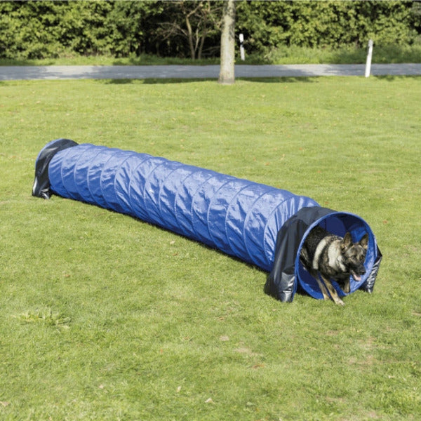 Trixie Agility Tunnel für mittelgroße und große Hunde zum Agility-Training, Bewegungstraining und für spielerische Geschicklichkeitsübungen