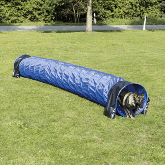 Trixie Agility Tunnel für mittelgroße und große Hunde zum Agility-Training, Bewegungstraining und für spielerische Geschicklichkeitsübungen
