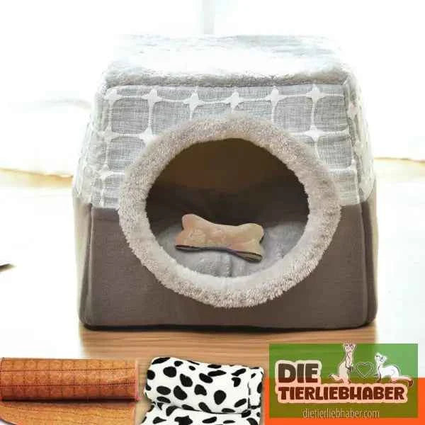 4 Jahreszeitenschlafplatz für Kleine Hunde Katzen Frettchen und Co.