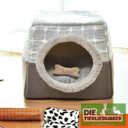 4 Jahreszeitenschlafplatz für Kleine Hunde Katzen Frettchen und Co.