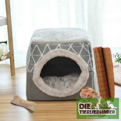 4 Jahreszeitenschlafplatz für Kleine Hunde Katzen Frettchen und Co.