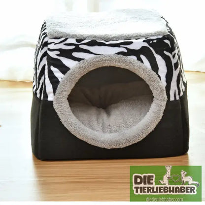 4 Jahreszeitenschlafplatz für Kleine Hunde Katzen Frettchen und Co. - I / L - Katzenhöhle