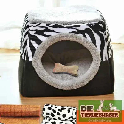 4 Jahreszeitenschlafplatz für Kleine Hunde Katzen Frettchen und Co.