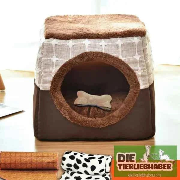 4 Jahreszeitenschlafplatz für Kleine Hunde Katzen Frettchen und Co.