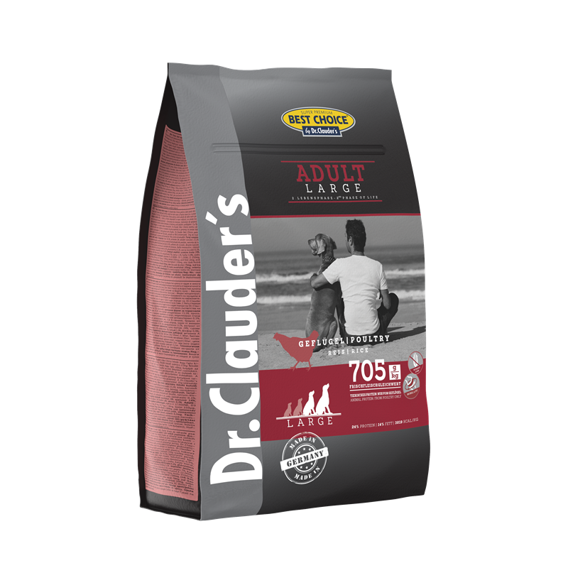 Dr. Clauder's Best Choice Adult Large | 4 kg ( Nur im 3 er Pack erhältlich)