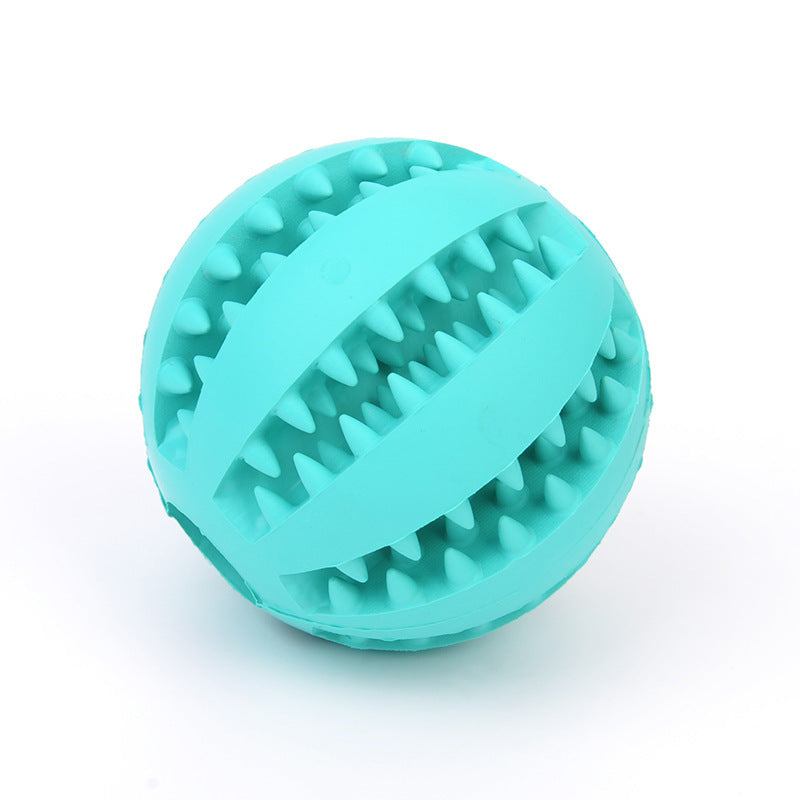 Futterball aus Gummi mit integriertem Futterbehälter