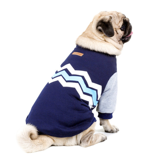 Gewellte Zweibein-Hoodie-Hundekleidung