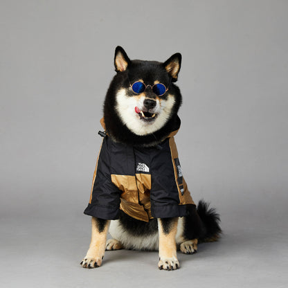 Wind- und regendichte Regenmantel-Shelljacke für große Hunde
