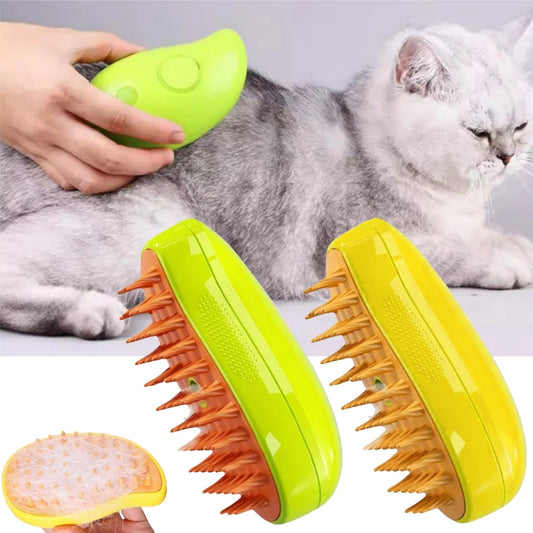 3-in-1-Dampfbürste für Katzen und Hunde