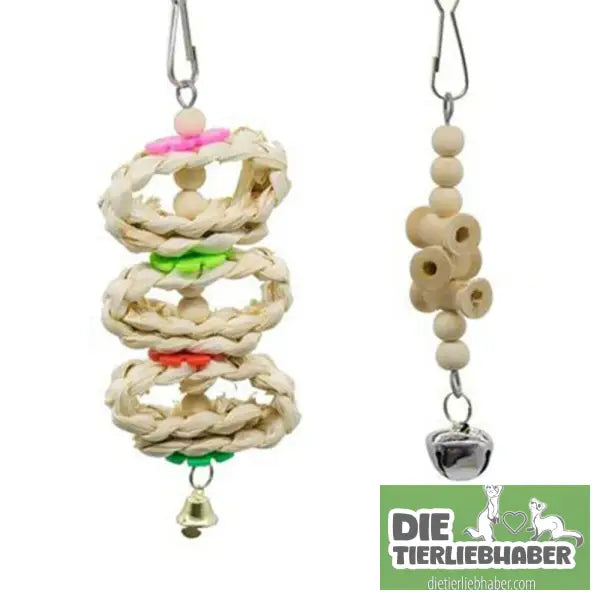 🐦 8-teiliges Spielzeugset für Sittiche - 8PCS - Haustierbedarf