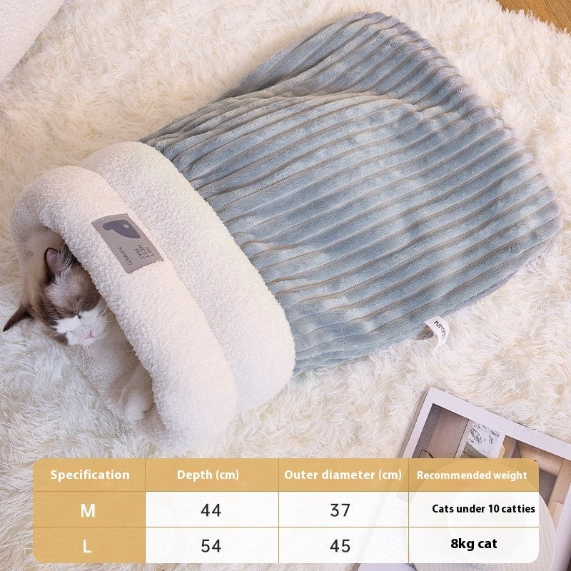 Flauschiger Kuschelsack