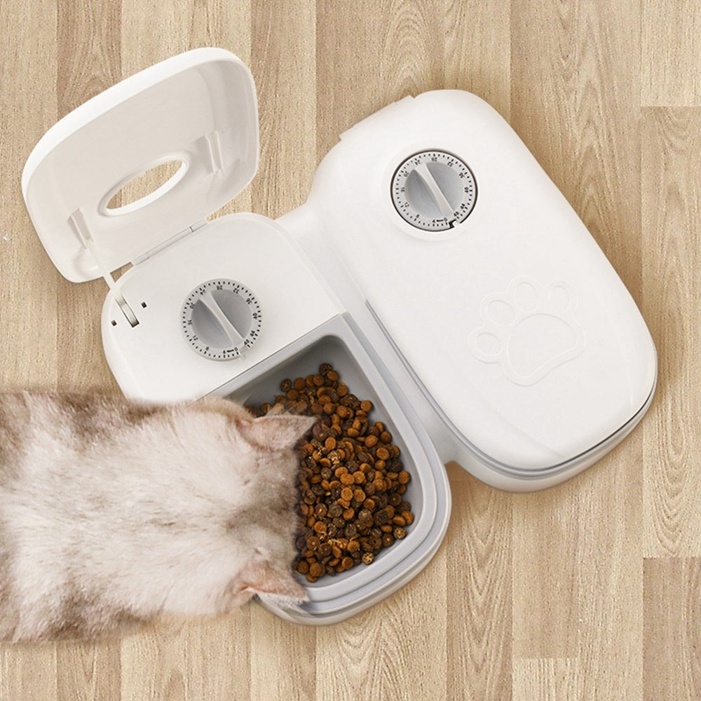 Automatischer Futterspender für Haustiere (Intelligenter Futterspender für Katzen und Hunde)