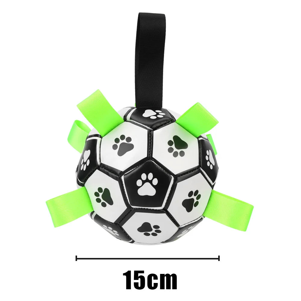 Hundefußball für aktive Hunde (mit Wurfschlingen)