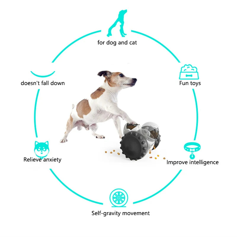 Hundesnack-Leckerli-Spielzeug Interaktives Tumbler-Puzzle für Haustiere