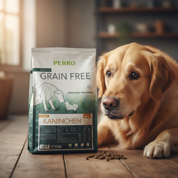PERRO Grain Free Adult Kaninchen - Trockenfutter für Hunde