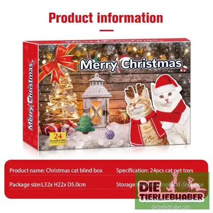 Adventskalender für Katzen - Santa Kitty blind box - Haustierbedarf
