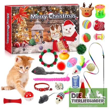 Adventskalender für Katzen - Santa Kitty blind box - Haustierbedarf