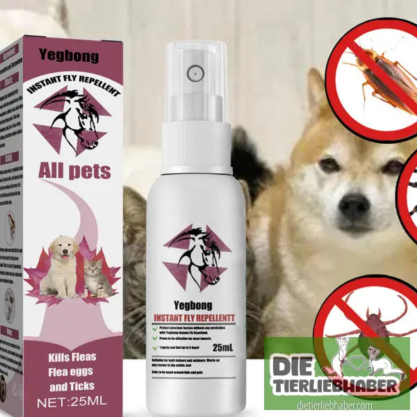 Anti Zecken und Ungezieferspray - 25ml - Tierbedarf