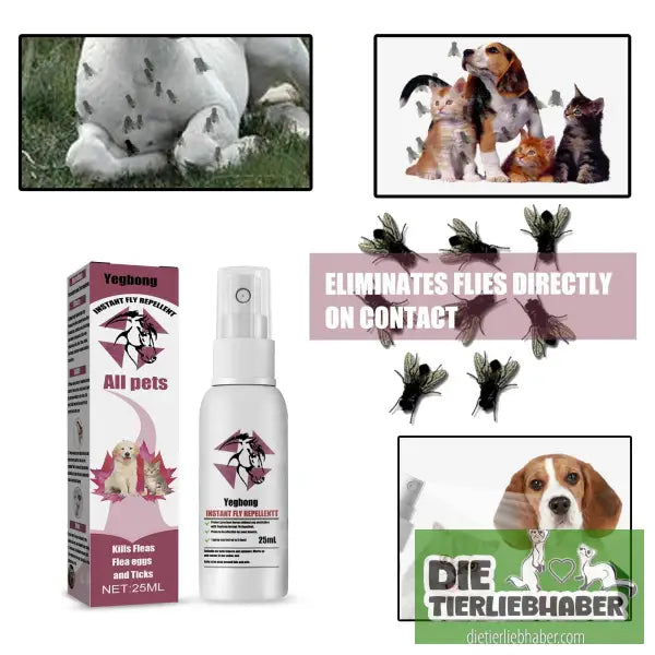 Anti Zecken und Ungezieferspray - 25ml - Tierbedarf