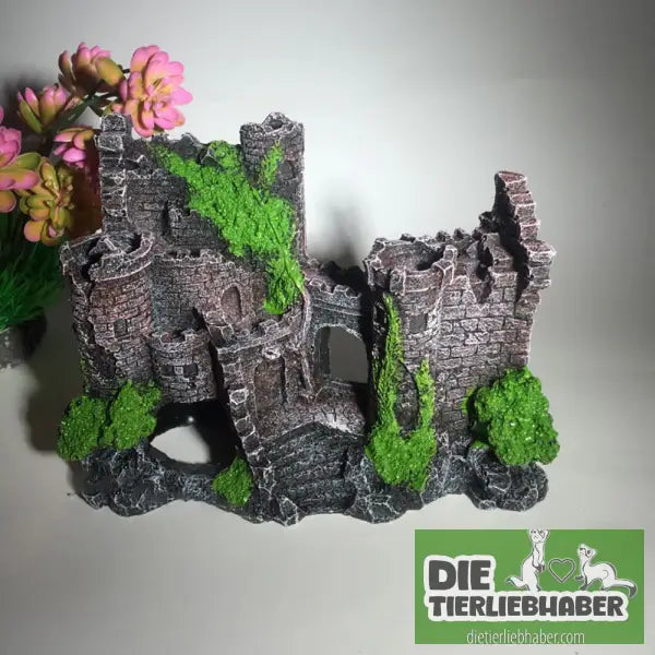 Aquarium-Dekoration aus Harz in Form eines Schlosses - Castle - Aquaristik